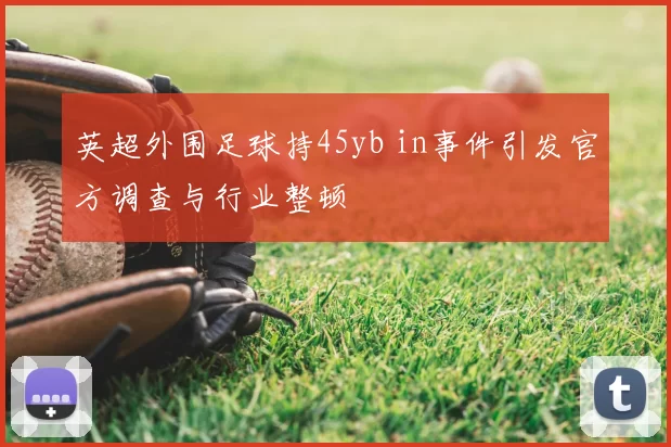 英超外围足球持45yb in事件引发官方调查与行业整顿